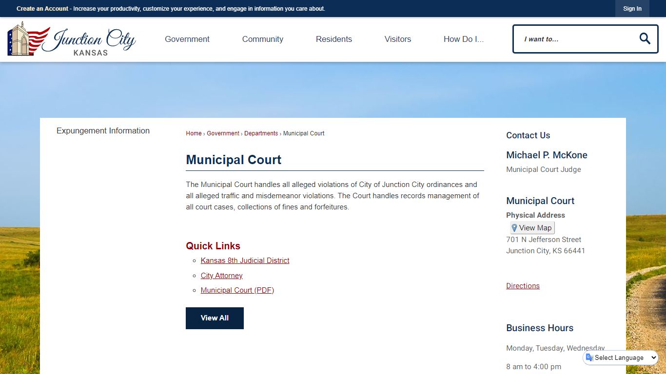 Municipal Court | Junction City, KS