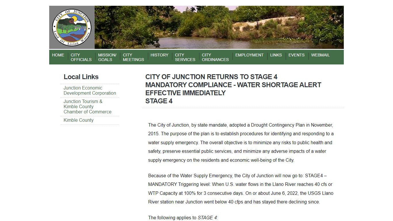 City of Junction, Texas